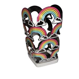 Bath & Body Works Rainbow Soap Holder – Enamel Clouds & Rainbows